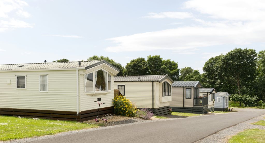 static caravan park