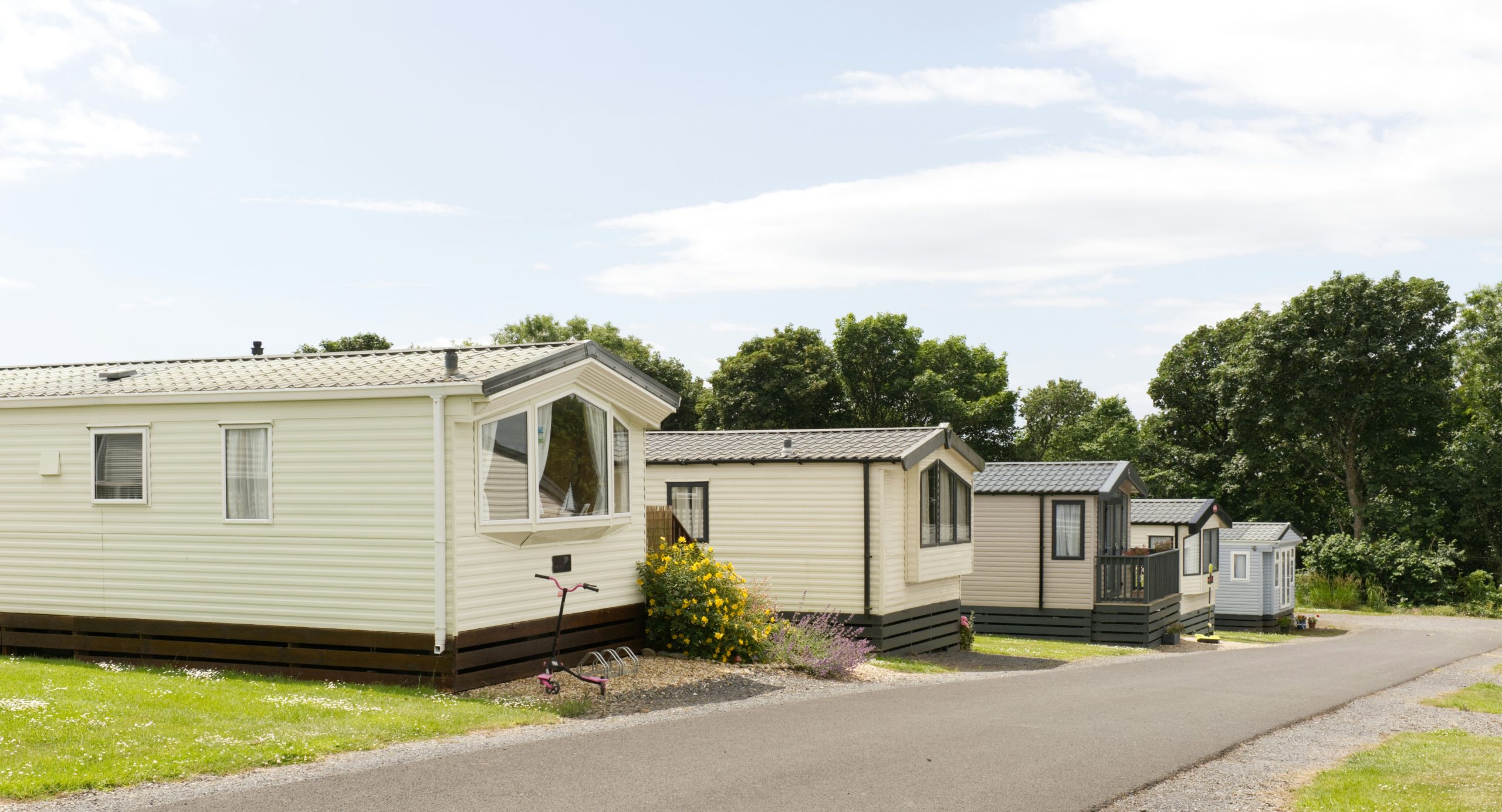 static caravan park